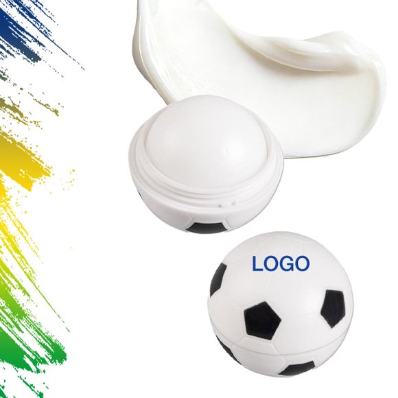 Soccer Lip Balm Sphere private label lip care OEM ODM product image reference by GUOCUI BIO TECH